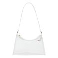 thumbnail image 1 of Bolsas Aprobadas Por El Estadio para Mujeres PVC Purse Clear Eventos () White, 1 of 2