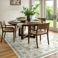 thumbnail image 3 of Lahome Decor Floral Area Rug 5x7, Machine Washable Rugs for Entryway, Non Slip Rug with Vintage Printed, Low Pile Carpet for Living Room Kitchen Bedroom Home, Grey-Beige, 3 of 9