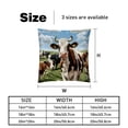 thumbnail image 5 of Cattle Bed Pillow Covers Set - 2 Decorative Throw Pillow Patterns - Available in 16x16, 18x18, and 20x20 Inches for Any Occasion - Decorative Pillows, Bed Pillow, 5 of 6