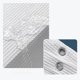 thumbnail image 4 of Shower Curtain Moisture-resistant And Waterproof Polyester Shower Curtain:Elegant Waffle Design Polyester And Metal, 4 of 8