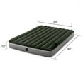 thumbnail image 2 of Intex: Dura-Beam: Downy Airbed - Queen - Green, 10" Inflatable Mattress, Built-In Foot Pump, Fiber-Tech, Carry Bag, Indoor-Outdoor, 600lb Cap, 64763E, 2 of 13