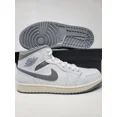 thumbnail image 1 of Ni - ke Ni - ke Air Jordan 1 Mid Shoes "Stealth" White Gray 554724-135 Men's Sizes New, 1 of 5