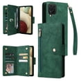 thumbnail image 1 of Case for Samsung Galaxy A12 5G Magnetic Leather Zipper Wallet Cover Card Holder, 1 of 5