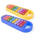 thumbnail image 3 of DEEPCRAFF 1Pcs Cartoon Hand Knock Xylophone for Kids Percussion Instrument Educational Toy in Bright Colors 21x7.5x2in, 3 of 8