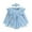 Blue, variant on Gibobby Girls Fall Long Sleeve Textured Dress Casual Crewneck Belted A Line Dresses Fall Winter Dress,Blue,1-3 M