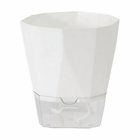 Self Watering Flower Automatic Flowerpot Garden Garden Plastic Planter For Planter Rope Indoor Convenient Stable For House Planting Tool Supply White/L