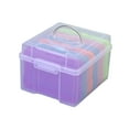 thumbnail image 5 of WeiLaiKeQi Photo Storage Box Compartment Photo Keeper Box for Scrapbook Papers Postcard Colorful, 5 of 9
