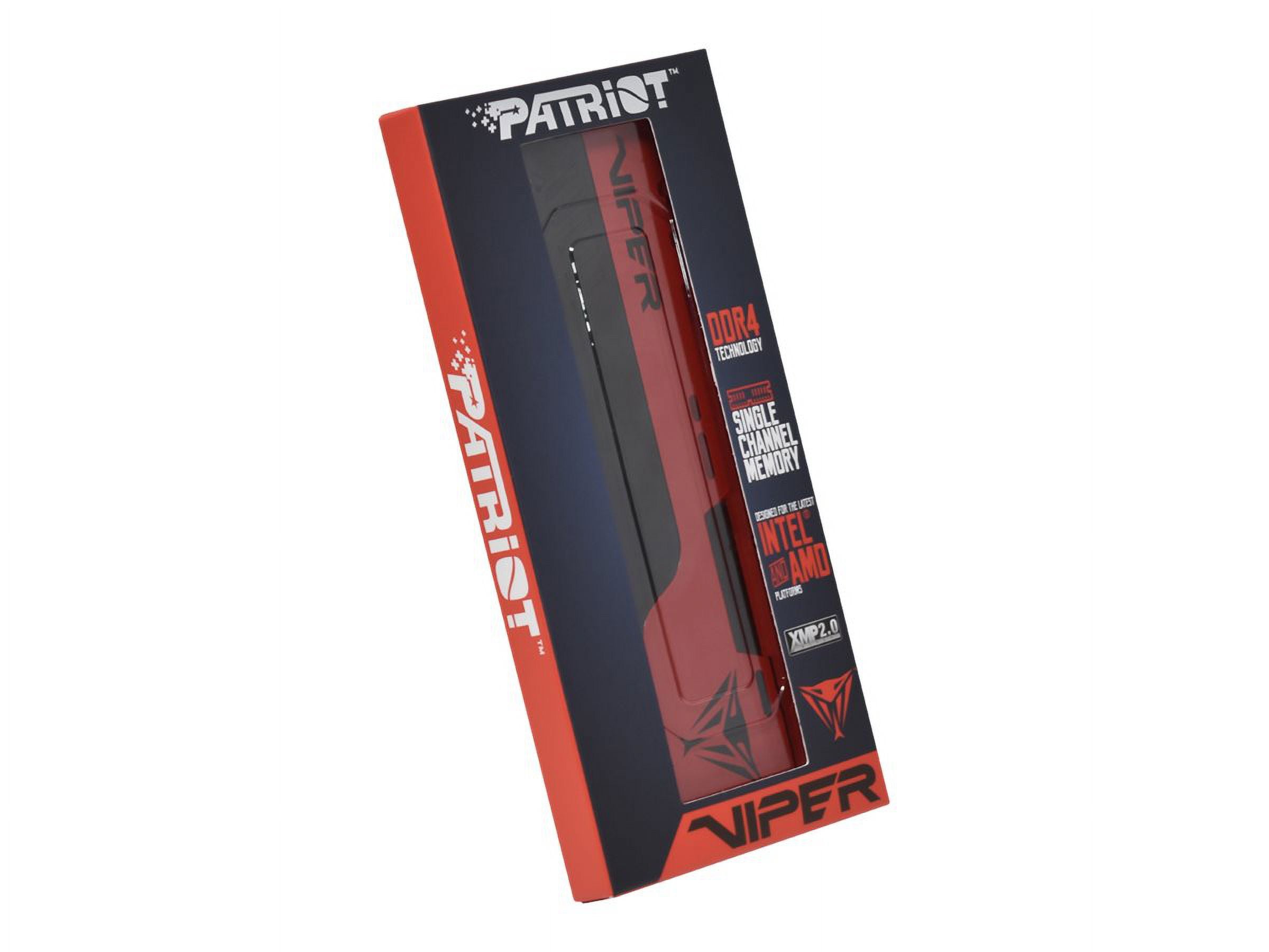Patriot Viper Elite II DDR4 RAM 32GB (1X32GB) 3200MHz CL18 UDIMM Desktop Gaming Memory Module - PVE2432G320C8