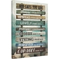 thumbnail image 2 of Inspirational Canvas Wall Art Encouraging Bible Verses Wall Decor Marson Jars God Says You Are Wall Art For Home Office Dining Room Bathroom Wall Decor Farmhouse Wall Art Framed 16x12in, 2 of 5