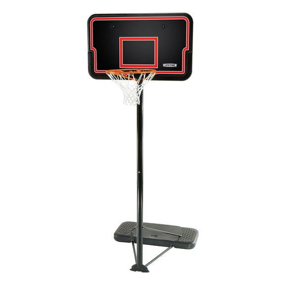 Lifetime 44-Inch Impact Portable Basketball Hoop with Telescoping Adjustment & Steamline Rim - Model 90171-Outdoor Play