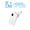 White, variant on AOKO 10000mAh 35W Portable Power Bank - Blue