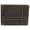 Vintage Logo Brown, variant on RFID Blocking Premium Soft Leather Men's Multi Card Compact Center Flip Bifold Wallet RFID P 52 (C)