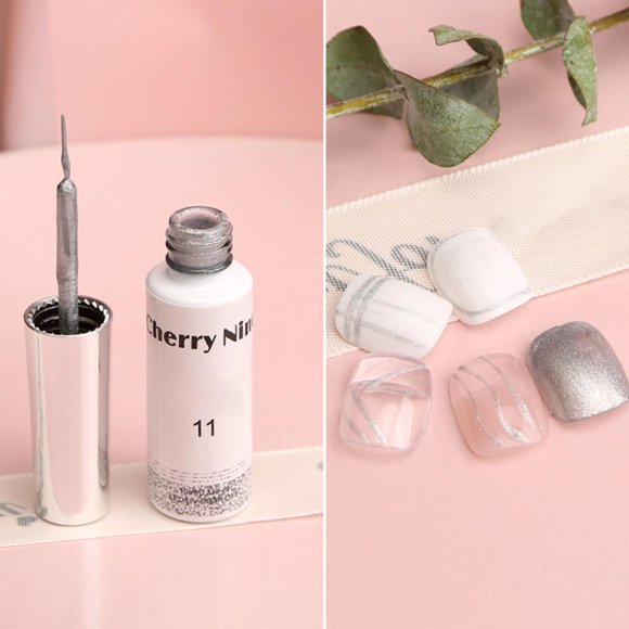 Gel Liner de de uñas pintado para dibujo de pintura de uñas 11 shamjiam Esmalte de uñas