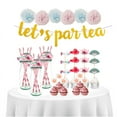 thumbnail image 2 of Inserto de tarjeta para tarta de té de la tarde ENTASSER decoración para mesa de postres con pajita, 2 of 6