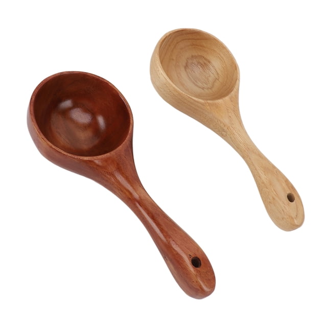 Cuchara De Sopa ANGGREK Cucharones de Madera 2 Piezas