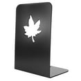 thumbnail image 2 of 1Pair Simple Style Black Book Stand Metal Bookends for School Home Table Decor(Leaf), 2 of 7