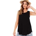 thumbnail image 3 of Vedolay Womens Tank Tops Summer Tank Tops for Women Square Neck Loose Fit Sleeveless Tops Cute Summer,Black S, 3 of 4