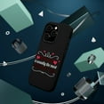 thumbnail image 3 of DistinctInk MagSafe Tough Case for Apple iPhone 14 Pro (6.1" Screen) - True Love Usually Inconvenient Kind - Slim Profile Design, 3 of 6