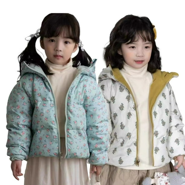 Manteaux Bouffants a Port Double Face pour Enfants Garcon Garcon Bebe Automne Hiver Veste a Capuche Veste a Manches Longues Fermeture Eclair Vetements d Exterieur Chauds Costume de Neige 1 8 Ans Walma...