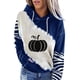 thumbnail image 4 of Sudadera para mujer Otoño Sudaderas Moda Casual Festival Impreso Blusa de manga larga Sudadera con capucha Tops Sudadera Odeerbi ODB-5, 4 of 5