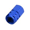 thumbnail image 1 of Linyer 4 Pieces Decorative Tire Caps Convenient Sturdy Tires Valves Cover Simple Tire Plug Covers Modifying Accessory for Modification Blue, 1 of 6
