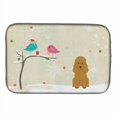 thumbnail image 2 of Christmas Presents between Friends Poodle Silver Dish Drying Mat, 2 of 4
