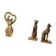 thumbnail image 5 of Figura decorativa de pareja, sujetalibros, adorno de mesa, elaborada en resina cerámica. Ideal para regalar o decorar el hogar o la oficina., 5 of 8