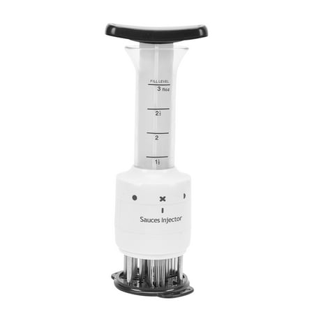 Marinade Flavor Injector - 2 in 1 Meat Tenderizer Stainless Steel Needles Spice Syringe Set BBQ Turkey Flavor Injector Kitchen Cooking Sauce Marinade Accessories
