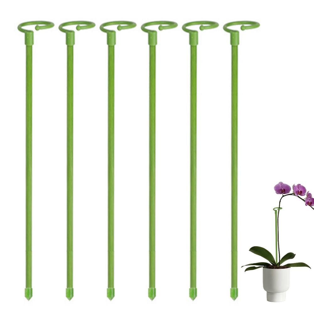 Laideyi Plant Support Stakes 6 Pcs Single Stem Flower Plant Support