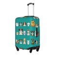 thumbnail image 2 of Kll Cartoon Dogs Luggage Cover Suitcase Cover Suitcase Protector (Luggage not included)-Medium, 2 of 8