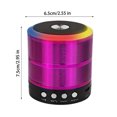 thumbnail image 3 of Nkmbld Bluetooth Speakers Wireless Colorful Wireless Car Portable Payment High-power Outdoor Subwoofer Sound System, Graduation Gift, Purple, 3 of 3