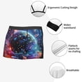 thumbnail image 3 of Yiaed Outer Space Floating Numbers And Letters Print Men's Soft Cotton Boxer Shorts Breathable Boxers Underwear Moisture-Wicking Underwear Stretch Boxer Briefs for Man-X-Large, 3 of 5