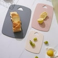 thumbnail image 2 of Kedshhgu 3 Pcs Mini Cutting Board Small Fruit Cutting Board Plastic for Camping Food Fruits Prep Vegetables Easy Grip, 2 of 2