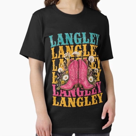 Ella Langley Pink Cowboy Boots Western Country Music T-Shirt