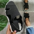 thumbnail image 4 of Mepaouo Womens Walking Sandals Open Toe Arch Support Orthotic Sport Shoes Athletic Platform Sandal, 4 of 5