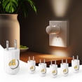thumbnail image 1 of Luz nocturna LED GEPLAD, paquete de 6 enchufes de pared enchufables, 3000 K, 1 of 8