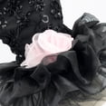 thumbnail image 4 of Falda de princesa pequeña con burbujas Zhivalor vestido para perro negro con lentejuelas XL, 4 of 5