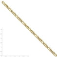 thumbnail image 3 of White Stainless Steel chain Figaro 20 in 6.3 mm IP Yellow-plated 6.30mm 20in, 3 of 3