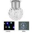 thumbnail image 1 of WALFRONT Solar Ball Garden Hang Outdoor Landscape Color Change LED Lamp Walkway Light, LED Lamp Walkway Light, Solar Ball LED Lamp, 1 of 9
