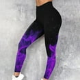 thumbnail image 2 of Fashion Workout Bottoms for Women Women'S Flame Printed Leggings Fitness Running Tight Yoga Pants Skin-Friendly Plus Size Leggings 3X, 2 of 6
