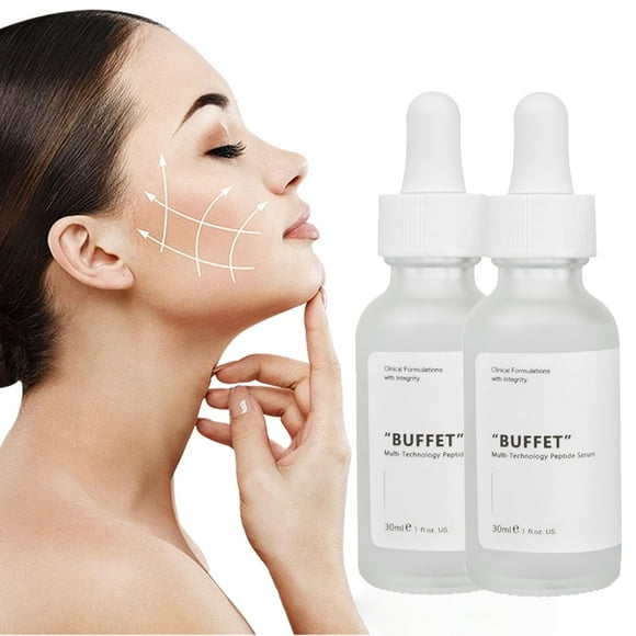 Sérum MIZEEYE Buffet Multi Peptide para rostro antienvejecimiento, 2 x 30 ml