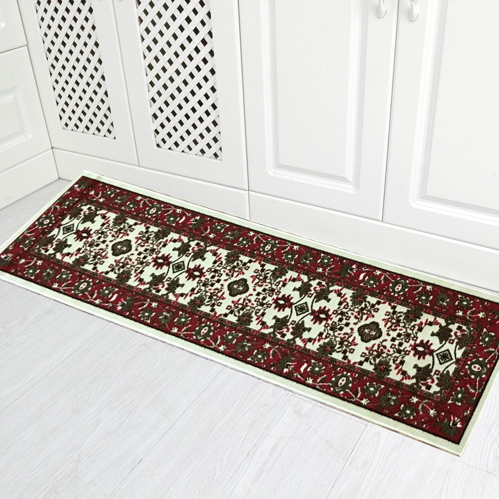 Kitchen Rug Non Skid Runner Mat, Low Profile Rugs Entryway
