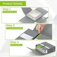 ZMAXNSUR Foldable Sheet Set Organizer Sheet Organizer For Linen Closet