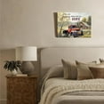 thumbnail image 6 of Farmhouse Red Truck Canvas Wall Art Farmhouse Christian Barn Painting Country Wall Decor Framed Posters Home for Living Room Bedroom Bathroom Decoration 12x16 inch, 6 of 6