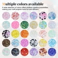 thumbnail image 3 of Uxcell 3000pcs Glass Seed Beads, 1.5-4.5mm Small Embroidery Bugle Beads Assorted Tube Bead Loose Kit for Jewelry Making DIY Craft Beading Bracelets Necklace Earring (Purple), 3 of 7