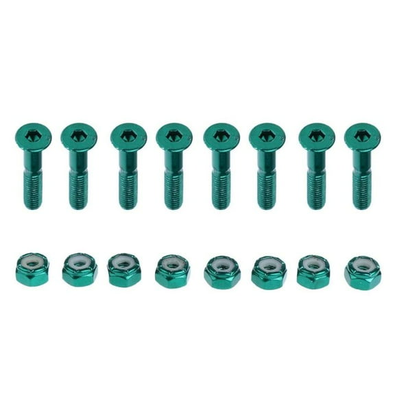 8pcs Replacement Skateboard Truck Hardware Screws Bolts