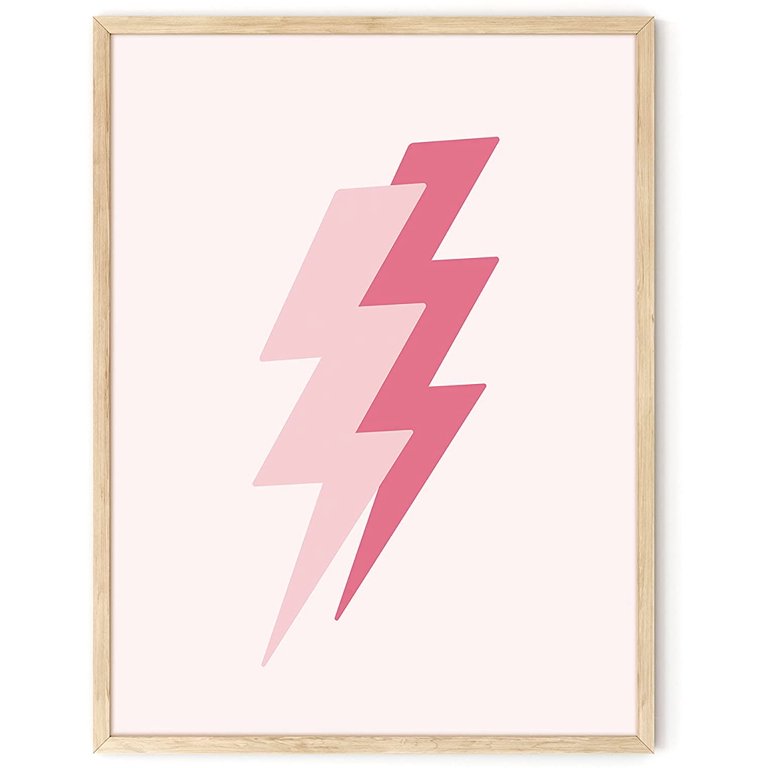 Black And Pink I Love You Art: Canvas Prints, Frames & Posters