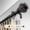 Black, variant on Central Design 100-14-282 1 in. Harrison Curtain Rod with 28 to 48 in. Extension, Black