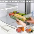 thumbnail image 2 of Penkiiy Refrigerator Organizer Bins - Clear Plastic Bins For Fridge, Freezer, Kitchen Cabinet, Pantry Organization, Fridge Organizer, 2 of 9
