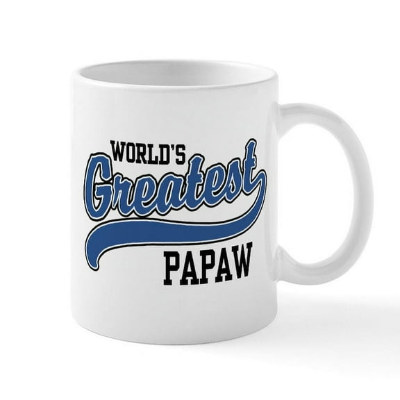 CafePress - World's Greatest Papaw Mug - 11 oz Ceramic Mug - Novelty Coffee Tea Cup